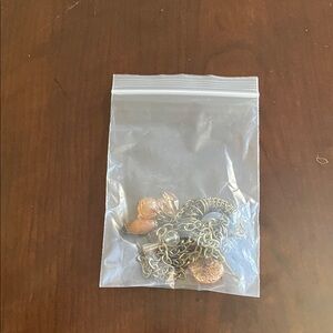 Gold and Brown Chain Necklace